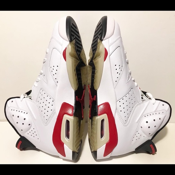 NEW DS 2010 NIKE AIR JORDAN 6 VI White Varsity Red Sz 10 Supreme I IV V VIII XI - Picture 8 of 13